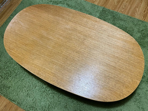無印良品 木製ローテーブルウォールナット材 幅110×奥行55×高さ35cm 82219173