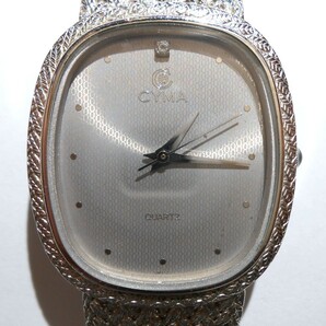 CYMA シーマ クォーツ腕時計 正常稼働 メンズ 純正ベルト ユーズド品の画像8