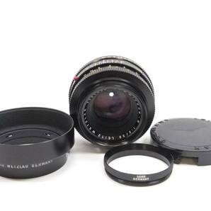 【美品】◎Leica ライカ LEITZ WETZLAR SUMMICRON-R 50mm F2 2カム（フード・フィルターアダプター・前キャップ付）の画像1