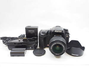 【外観美品】◎PENTAX ペンタックス K20D DA 18-55mm F3.5-5.6 AL D-BG2 バッテリーグリップ付