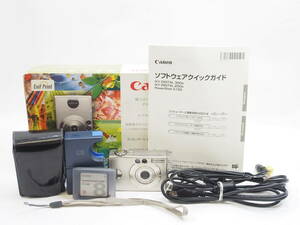 【美品】◎Canon キヤノン IXY DIGITAL 200a（元箱・ケース・CFカード 8MB付）