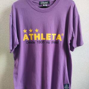 アスレタ ATHLETA プリントTシャツ（半袖）紫 sizeL 中古の画像1