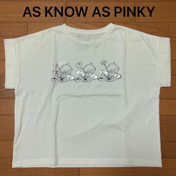 AS KNOW AS PINKY トップス　Tシャツ