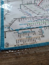 【鉄道グッズ】首都圏路線図　地図ハンカチーフ ハンカチ 昭和63年5月改訂版（鉄道コレクション）_画像7