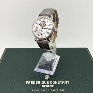 1円～★フレデリックコンスタント FREDERIQUE CONSTANT ハートビート FC-303/310/315X3P 腕時計★稼働品 ケース付 裏スケルトン D2102ZN28