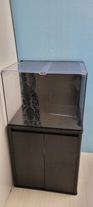 [ Toda city receipt ] acrylic fiber aquarium 600×450×450 bottom the back side black 60cm wide cover cabinet e- high m2236 set 