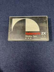 Nakamichi Metalloy tape ZX C-15 S009 非売品 ナカミチ カセットテープ メタロイテープ メタルテープ 中古品