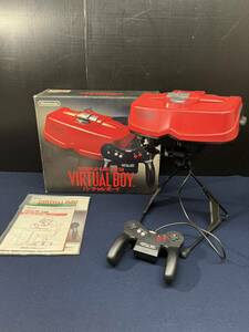 Nintendo VIRTUAL BOY Nintendo virtual Boy 3D DISPLAY GAME SYSTEM body instructions box Junk lack of equipped 