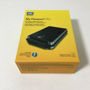 ★動作確認済★Western Digital WD My Passport Pro 4TB Thunderbolt ポータブルハードディスク HDD WDBRNB0040DBKの画像6