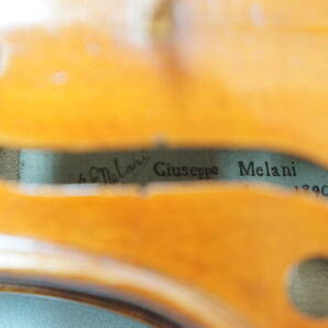 Giuseppe Melani 1890 全長:約59.5cm バイオリン 弦楽器 ハードケース付き 5304061421の画像2