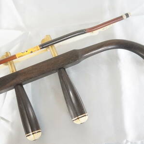 李俊傑 二胡 民族楽器 弦楽器 弓 ハードケース付き 希少 5304061421の画像7