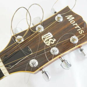 M.G.Morris モーリス MG-60 アコースティックギター 弦楽器 ハードケース付き 2204121741の画像4