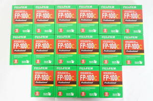 ① unopened FUJIFILM Fuji film FP-100C Professional time limit 2018 year expiration of a term instant film 16 box together set 7004118011