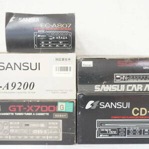 SANSUI サンスイ CD-6i SG-X1000 GT-X7000 GT-A9200 EC-A807 カーオーディオ 5点セット デッドストック 在庫品 0604181411の画像2