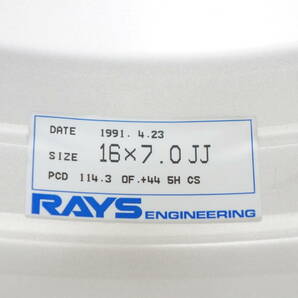 ① RAYS QUEEN PAYTON PLACE 16×7JJ +44 114.3 5H ホイール 4点セット デッドストック 在庫品 2個口発送 0604181411の画像7