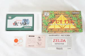 ① operation goods Nintendo nintendo ZELDA Zelda ZL-65 overseas edition GAME&WATCH Game & Watch box manual attaching 4804196011