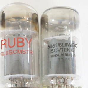 RUBY 6L6シリーズ 6L6GCMSTR SOVTEK 5881WXT 真空管 8点 まとめてセット 7004178011の画像2