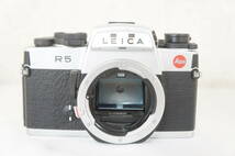 ⑫ LEICA ライカ R5 シルバー ボディ フィルムカメラ 箱 取説付き 4504276091_画像2