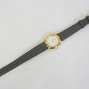 Christian Dior クリスチャン ディオール 48.122.3 ホワイト文字盤 デイト レディース クォーツ 腕時計 4804256011の画像6