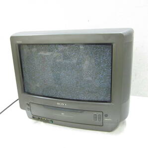 ① SONY ソニー KV-20VWS2 トリニトロンカラーテレビ ブラウン管テレビ ビデオ付き ジャンク 5903311621の画像1