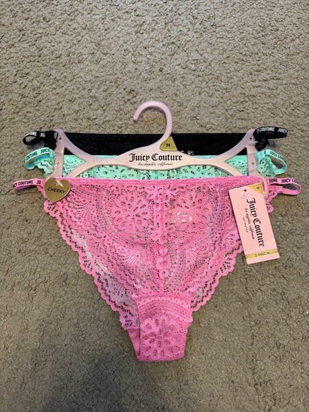 新品タグ付き　juicy couture ショーツ　パンティー　3枚セット