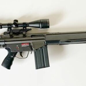 中古 電動ガン 東京マルイ H&K G3 SG-1 マウント スコープ 付きの画像2