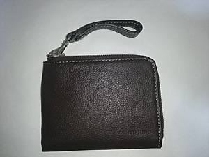 TIPJUNO MR0343[ new goods unused prompt decision! change purse . original leather chocolate key chain cheap special price outlet stock disposal sale . bargain 