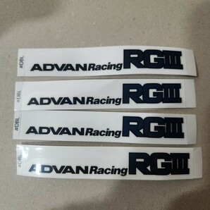 (未使用)YOKOHAMAホイール ADVAN RACING RG3 スポークステッカーの画像1
