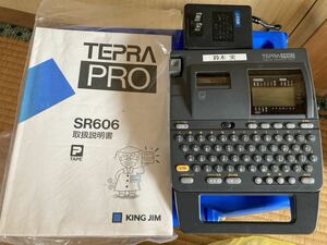 [ explanation field obligatory reading ]KING JIM TEPRA PRO SR606 Junk cartridge great number manual equipped King Jim Tepra [ that day settlement only ]