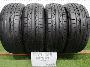 1(S0664)★札幌発★インボイス領収書発行可能☆2019年製/TOYO/トーヨー/DRB/205/55R16☆クラウン・インプレッサ・レガシィ等に