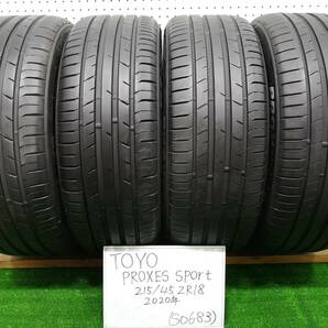 1(S0683) インボイス領収書発行可能☆2020年製/TOYO PROXES SPORT/トーヨー プロクセススポーツ/215/45ZR18☆SAI・アウディ等にの画像1