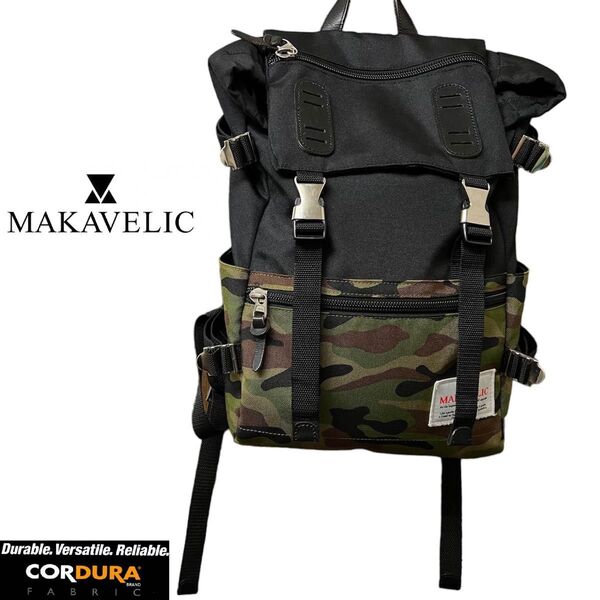 MAKAVELIC マキャベリック ダブルベルトデイパック リュック カモフラ