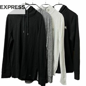 EXPRESS エクスプレス　長袖tシャツ　ジップパーカー　ジップアップセーター　４点セット