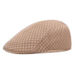 帽子 ハンチング ハット(ベージュ)メッシュ素材で涼感アップ 蒸れにくい 男女兼用 新品