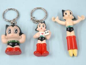  key holder / strap # Astro Boy #2 kind + extra #3 piece together # hand .. insect 