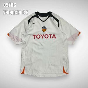 NIKE ナイキ 2005/06 バレンシア C.F レプリカユニフォーム ゲームシャツ ホワイト XL アイマール