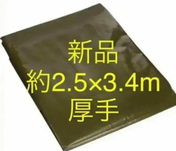 新品 厚手 約2.5×3.4m レジャーシート