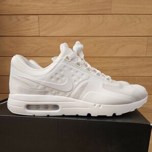 28cm 新品正規品 AIR MAX ZERO ESSENTIAL エアマックス ゼロ エッセンシャル WHITE/WHITE-WOLF 876070-100の画像6