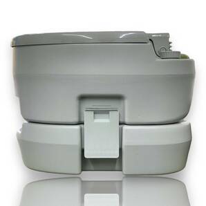 未使用開封済み 移動式水洗トイレ 12L グレー Gray ポータブル 簡易トイレ Toilet ベストアンサー（株）Size：50×39×36.5cmの画像3