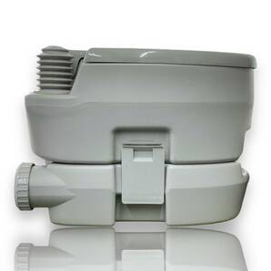 未使用開封済み 移動式水洗トイレ 12L グレー Gray ポータブル 簡易トイレ Toilet ベストアンサー（株）Size：50×39×36.5cmの画像4
