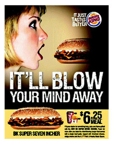  Burger King *BURGER KING* poster B4 size 