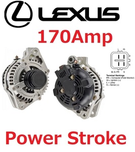 パワーストローク ★ 新品 ハイアンプ 170Amp レクサス Lexus IS250 IS350 GS300 GS350 GSE20 GSE21 GSE25 104210-2050 2051 4670 4680