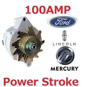 ◆◆◆ パワーストローク 新品 １ワイヤー 100AMP フォード F100 F150 ブロンコ ギャラクシー オルタネーター ダイナモ