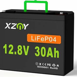 ●XZNY 12V 30Ah リン酸鉄リチウムイオンバッテリー 充電式バッテリ LiFePO4ディープサイクルバッテリー