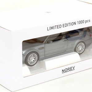 norev 1/18 BMW M3 CSL E46 2003 グレーメタリック ノレブの画像8