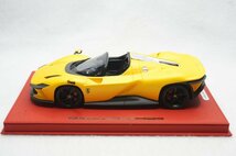 特注品　BBR 1/18 Ferrari Dyatona SP3　Giallo Tristrato opaco フェラーリ　デイトナ　デラックス台座　ケース付　10台限定_画像3