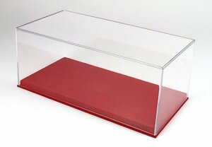 BBR 1/18 scale for display case pedestal set red alcantara red stitch 