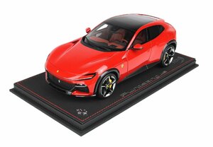 ＜予約品＞　BBR 1/18 Ferrari Purosangue　Rosso corsa　パノラミックルーフ　フェラーリ　プロサングエ　BBR18231B