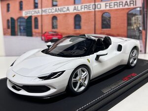 BBR 1/18 Ferrari 296 GTS　Bianco cervino　フェラーリ　ミニカー　P18215B1