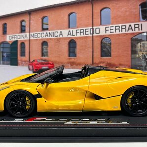 BBR 1/18 Ferrari La Ferrari Aperta Giall tristrato FXX wheels フェラーリ ラフェラーリ ミニカー BB8182230DIEの画像5